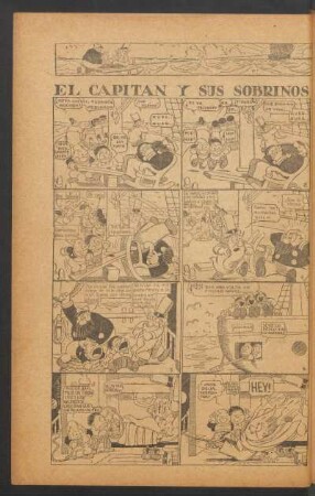 El capitán y sus sobrinos - [Cómic]