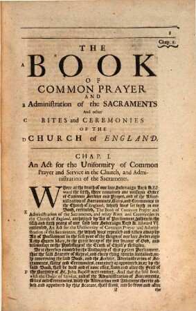 The Alliance of Divine Offices, exhibiting all the liturgies of the Church of England since the Reformation