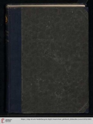N.F., Band 3: Münchner Jahrbuch der bildenden Kunst