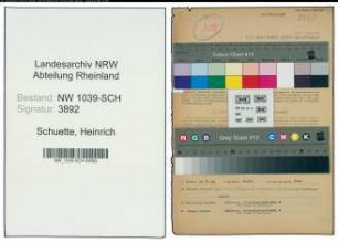 Entnazifizierung Heinrich Schuette , geb. 16.01.1911 (Bauingenieur)