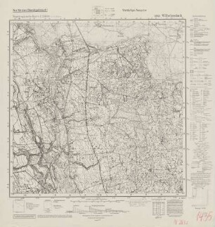 2882 Wilhelmsdank, Topographische Karte 1:25000 (4cm - Karte)
