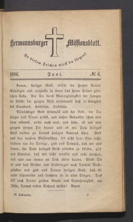 1886. Juni. N°. 6