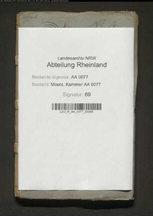 Moersische Forstkassenextrakte