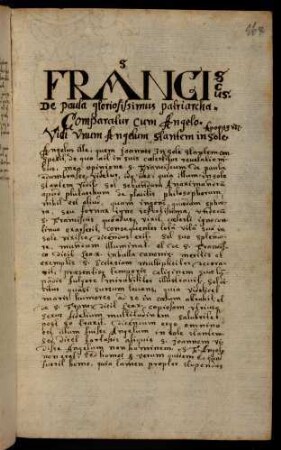 164r-169v, Franciscus de Paula...