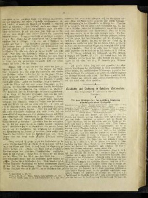 Gedichte und Dichtung in Schillers Wallenstein : (Fortsetzung)