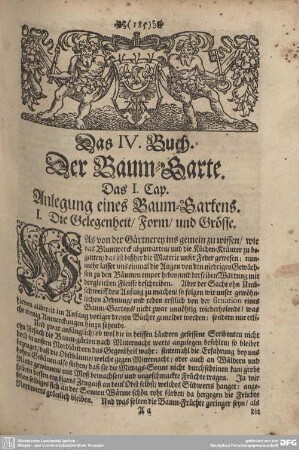 Das IV. Buch. Der Baum-Garte.