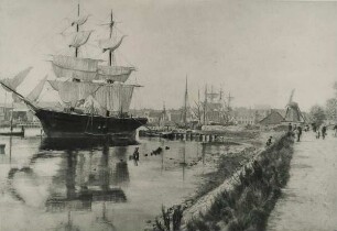 "Apenrader Hafen" aus der Mappe "Aus Schleswig-Holstein"