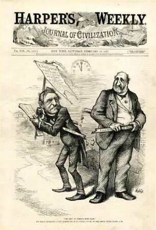"The best of friends must part", But their destination is not decided yet, by D.D. Field, counsel of Fisk, Gould, Tweed, Tilden, & Co. : der Tammany Ring, der Tilden und Tweed verbunden hatte, ist zerbrochen