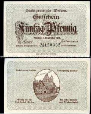 Weiden 50 Pfennig