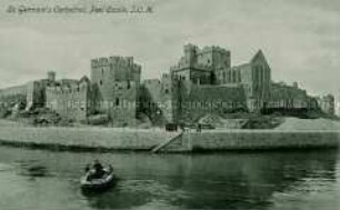 Kirche und Schloss von Peel (Isle of Man)