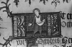 Missale des Simon Renoul — Ausschnitt: Monatsdarstellung Oktober, Folio 5 verso
