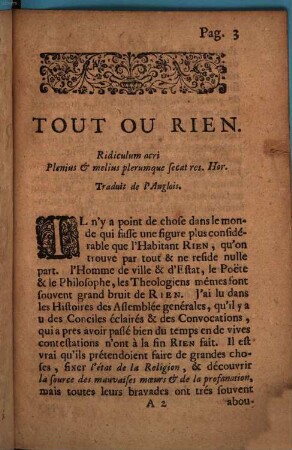 Tout ou Rien