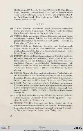 Möbel (Nr. 385-432)
