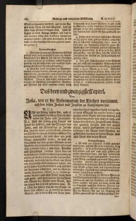 284-291, Das drey und zwanzigste Capitel