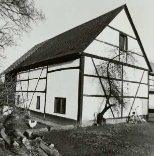 Dürrröhrsdorf-Dittersbach-Elbersdorf, Nr. 8. Bauernhof (1879), Scheune