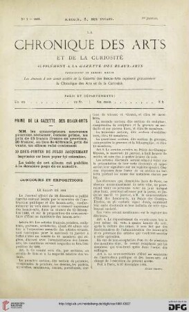 Nr. 1 (1er Janvier)