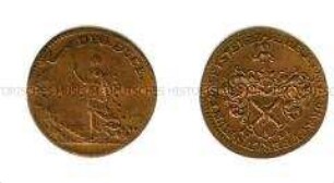 Deutscher Münzmeisterpfennig (Rechenpfennig) von Johann Benjamin Hecht