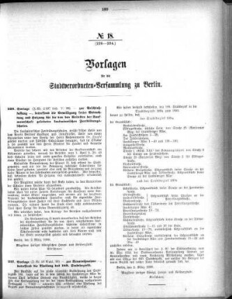 No. 18 (226-234), 11. März 1899