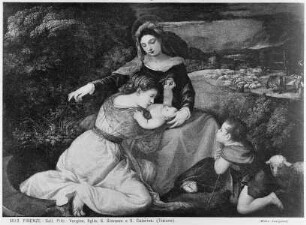 Vermählung der heiligen Katharina und der Johannesknabe