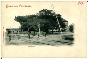 Priestewitz. Bahnhof