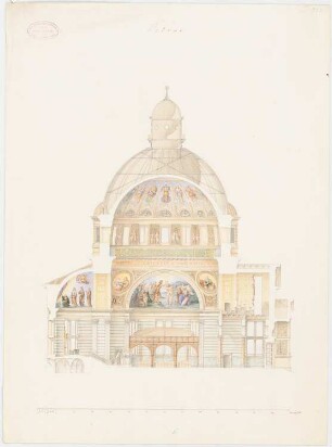 Petrikirche, Berlin: Längsschnitt