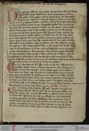 Evangelistar, Temporale und Sanctorale