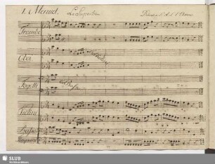 1. Menuet. - Le Superbe