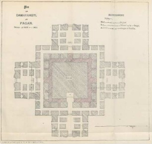 Plan of Damayangyi at Pagan