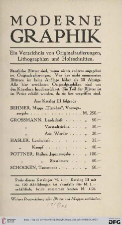 Moderne Graphik