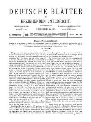 Unsere Fremdwörternot : (Schluss)