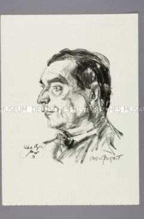Bildnis des Schriftstellers Alfons Paquet