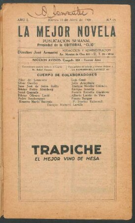 1928001500: La sangre de las guitarras : (romance de la tiranía) ; (inédita)