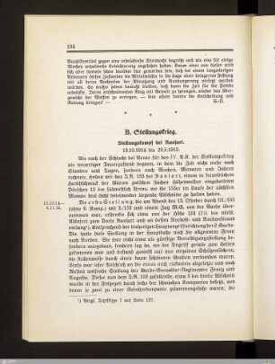 B. Stellungskrieg