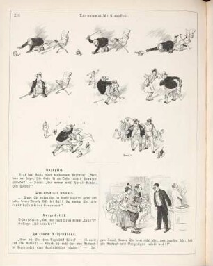 "Der automatische Klappstuhl" "In einem Reisebüreau"