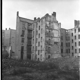Negativ: Ruine, Rosenheimer Straße 30, 1951