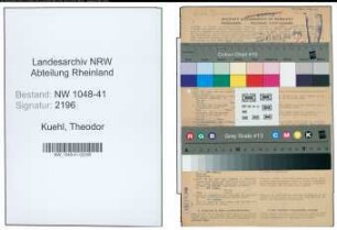 Entnazifizierung Theodor Kuehl , geb. 23.12.1919 (Polizist)