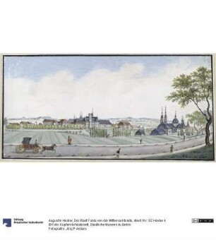 Die Stadt Fulda von der Mitternachtseite