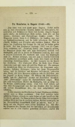 Die Revolution in Ungarn (1848-49)