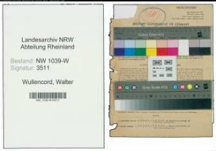 Entnazifizierung Walter Wullencord , geb. 23.11.1909 (Polizeibeamter)