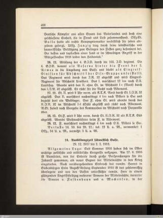 24. Ausbildungszeit südwestlich Guise