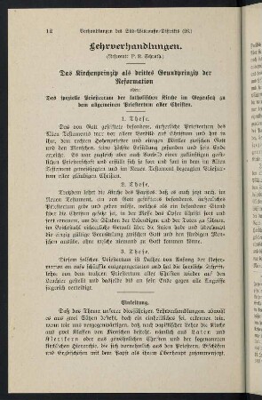 12-63, Lehrverhandlungen