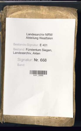 Gerichtsprotokolle und -bescheide der fürstlichen Kanzlei zu Siegen in strittigen Angelegenheiten diverser Untertanen