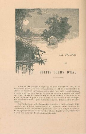 La police des petits cours d'eau