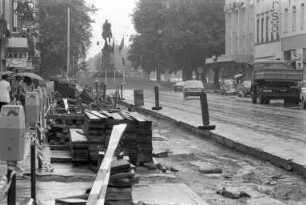 Kanalisationsarbeiten in der westlichen Kaiserstraße