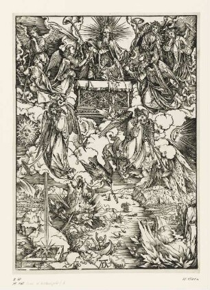 Sieben Posaunenengel, Blatt 6 der Folge "Apokalypse (nach dem Text)"