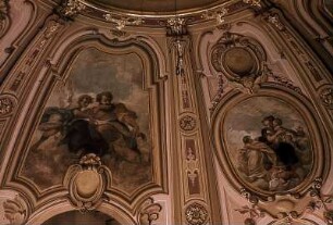 Evangelisten und Tugenden
