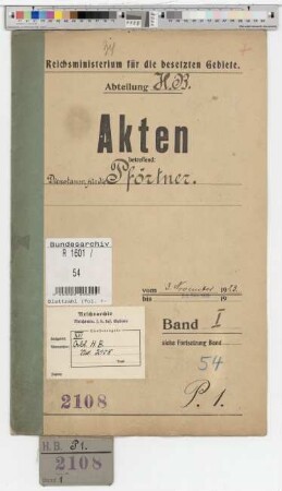 Dienstanweisung f. die Pförtner