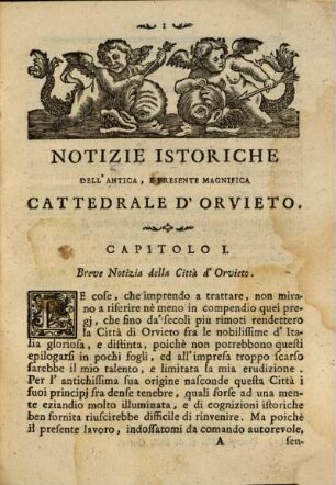 Notizie Istoriche Dell'Antica, E Presente Magnifica Cattedrale D'Orvieto