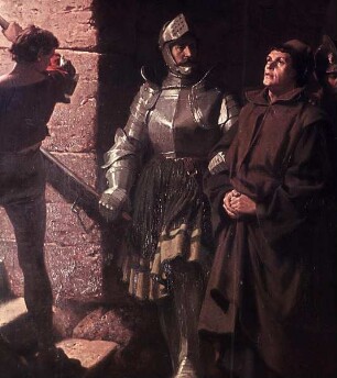 Luthers Ankunft auf der Wartburg