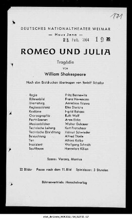 Romeo und Julia